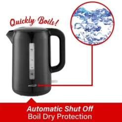 Brentwood 1,100-Watt Cordless Electric Kettle With Concealed Stainless Steel Heating Element And Boil-Dry Protection (2.2 L; Black) -Kitchen Appliances GUEST 6f63fe3b 6580 49b6 a1bf f45f6f2a8e54