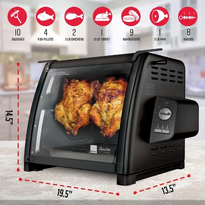 Ronco Modern Rotisserie Oven, Large Capacity 240oz Countertop Oven, Multi-Purpose Basket For Versatile Cooking, Easy-to-Use Controls 2 Ronco Modern Rotisserie Oven, Large Capacity 240oz Countertop Oven, Multi-Purpose Basket For Versatile Cooking, Easy-to-Use Controls - Image 2