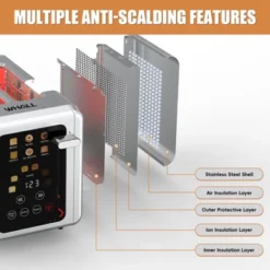 WHALL Toaster 2 Slice, Touch Screen Toasters, Smart Bread Toaster, Stainless Steel Small Toaster, Wide Slots Toaster With Bagel, Home And Kitchen -Kitchen Appliances GUEST 7034b7d2 f3bd 44fe 8adf 72fa6b966438