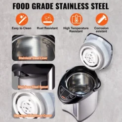 VEVOR Hot Water Dispenser, Adjustable 4 Temperatures Water Boiler And Warmer, 304 Stainless Steel Countertop Water Heater, 3-Way Dispense, 3L/102 Oz 13 VEVOR Hot Water Dispenser, Adjustable 4 Temperatures Water Boiler And Warmer, 304 Stainless Steel Countertop Water Heater, 3-Way Dispense, 3L/102 Oz -Kitchen Appliances GUEST 716e3424 ff28 472a 83e4 2173486294d3