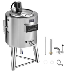 VEVOR Milk Pasteurizer 30L, Commercial Milk Pasteurization Machine, Food Grade 304 Stainless Steel, Professional Pasteurization, Silver -Kitchen Appliances GUEST 719b6b5d c5eb 4c8c 8674 bf2c4993d39d