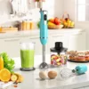 Galanz 2 Speed Multi-Function Retro Immersion Hand Blender In Bebop Blue