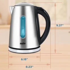 NELO Electric Kettle With 7 Temperature Presets, Digital Temperature Display, LED Indicator Lights, Stainless Steel, BPA-Free, 1.7 Liters -Kitchen Appliances GUEST 740e39b6 7f7a 4936 b8bd 0922388b2d8a
