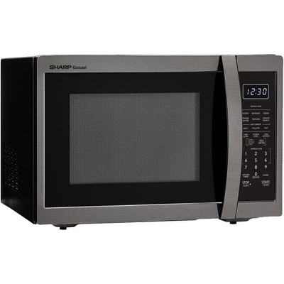 Sharp SMC1452CH 1.4 Cu. Ft. Black Stainless Countertop Microwave 7 Sharp SMC1452CH 1.4 Cu. Ft. Black Stainless Countertop Microwave - Image 7