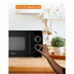 Commercial CHEF Small Microwave 0.7 Cu. Ft. Countertop Microwave With Mechanical Contro -Kitchen Appliances GUEST 76158ac3 7ee3 4e4d bf6d 71d04f86c601