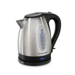 Hamilton Beach 1.7L StainSteel Kettle 40880: 1500W Electric Tea Kettle, Silver, Plastic Handle & Lid, 1 Year Warranty -Kitchen Appliances GUEST 765c4a05 501d 4fe5 a642 1af3ac508501