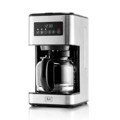Melitta Aroma Tocco Plus 12c Hot & Iced Drip Coffeemaker With Glass Carafe: Stainless Steel, Digital Display, Auto Shut-Off 1 Melitta Aroma Tocco Plus 12c Hot & Iced Drip Coffeemaker With Glass Carafe: Stainless Steel, Digital Display, Auto Shut-Off