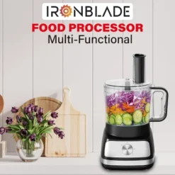 EMB IronBlade Series 5-in-1 Food Processor, 1.5L Bowl, 4-Speed Control, Multi-Functional For Slicing, Shredding, Chopping, Kneading -Kitchen Appliances GUEST 768dcc73 b320 46ee abe2 3ef7b85edfea