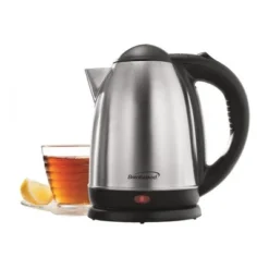Brentwood 1.7 Liter 1000W Stainless Steel Electric Cordless Tea Kettle