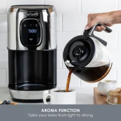 All-Clad 8 Cup Digital Coffee Maker, Simply Brew, Stainless Steel