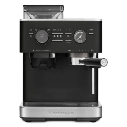 KitchenAid Semi Automatic Espresso Machine With Burr Grinder Cast Iron Black -Kitchen Appliances GUEST 78b52428 4c4e 4a28 8810 bbc41238b068