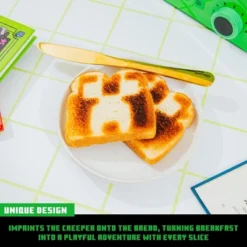 Ukonic Minecraft Green Creeper 2-Slice Toaster With Imprint Feature -Kitchen Appliances GUEST 7ae8872d e9fc 46f9 bab3 cfc71d14028b