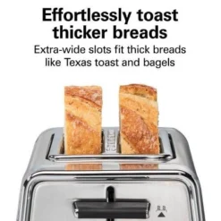 Hamilton Beach Modern Chrome 2-Slice Toaster - 22785: Stainless Steel, Bagel & Defrost Options, Extra Wide Slots 11 Hamilton Beach Modern Chrome 2-Slice Toaster - 22785: Stainless Steel, Bagel & Defrost Options, Extra Wide Slots -Kitchen Appliances GUEST 7b3ec3f9 1138 42c6 8ad3 1caa0b760871