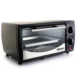 Better Chef 9 Liter Toaster Oven Broiler In Black With Stainless Stell Front -Kitchen Appliances GUEST 7c0b5dfc bf05 4f09 8237 5853b5ff32c9