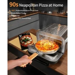 ZACHVO 1700W Electric Pizza Oven, 842°F Max, 90-Second Pizza, 12.6 Inches Stone, 5 Presets, Black 11 ZACHVO 1700W Electric Pizza Oven, 842°F Max, 90-Second Pizza, 12.6 Inches Stone, 5 Presets, Black -Kitchen Appliances GUEST 7dc50d6f d620 47a5 9839 4ffc63230015 1