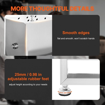 VEVOR Manual Meat Mixer, 30L Fixed Tank Meat Processing Equipment(Mixing Max 30LBS For Meat), Stainless Steel Meat Mixer, , Silver 6 VEVOR Manual Meat Mixer, 30L Fixed Tank Meat Processing Equipment(Mixing Max 30LBS For Meat), Stainless Steel Meat Mixer, , Silver - Image 6