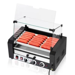 Hot Dog Roller - 7 Rollers, 18 Hot Dogs Capacity, Stainless Sausage Grill Cooker -Kitchen Appliances GUEST 823ca7f3 21d5 45c9 9ebd f8032146e3f9