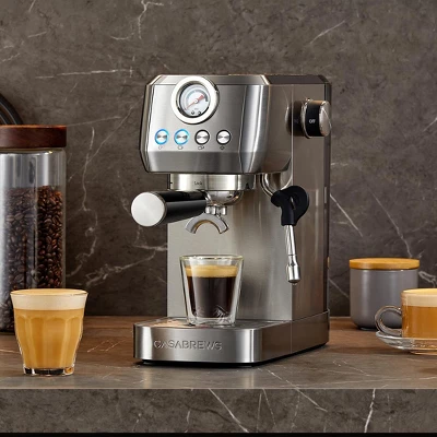 CASABREWS 3700Gense, 20 Bar Espresso Machine And Coffee Maker With Milk Frother, Silver 10 CASABREWS 3700Gense, 20 Bar Espresso Machine And Coffee Maker With Milk Frother, Silver - Image 10