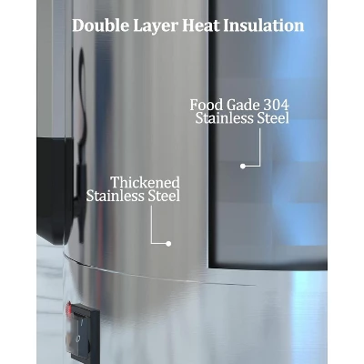 Acekool Commercial Coffee Maker, Double Wall Stainless Steel Hot Beverage Urn, Fast Brewing, Automatic Temperature, Large Capacity 4 Acekool Commercial Coffee Maker, Double Wall Stainless Steel Hot Beverage Urn, Fast Brewing, Automatic Temperature, Large Capacity - Image 4