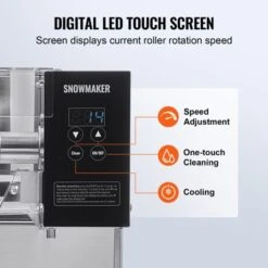 VEVOR Commercial Snowflake Ice Machine, 176.4LBS/24H Snowflake Ice Maker, Stainless Steel Ice Shaver Machine, Electric Snow Cone Maker, Silver -Kitchen Appliances GUEST 87d9a341 c6b4 4c94 af63 ca082f56bd05