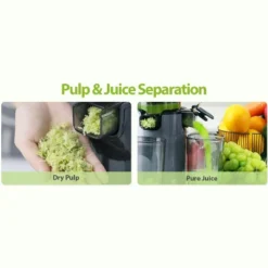 Aeitto Max5 Masticating Juicer, Cold Press Juicer Machines With 5.3" Large Feed Chute,1.7L Large Capacity, 250W Whole Slow Juicer -Kitchen Appliances GUEST 8813d130 076a 42f6 be50 c3add57a79bd