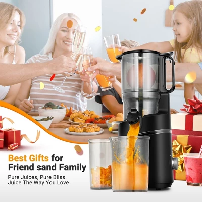 5.3 Inch Juicer, Self-Feeding Masticating Juicer Fit Whole Fruits, 250W Cold Press Juicer With High Juice Yield, BPA Free 11 5.3 Inch Juicer, Self-Feeding Masticating Juicer Fit Whole Fruits, 250W Cold Press Juicer With High Juice Yield, BPA Free - Image 11