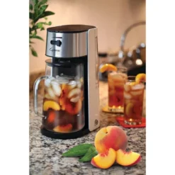 Capresso Iced Tea Maker With Glass Pitcher - 624.02: Automatic Sweet Tea Brewer, 2.5 Qt, Dishwasher-Safe, Black -Kitchen Appliances GUEST 88df286e 2566 4919 a052 5dd686a7772f