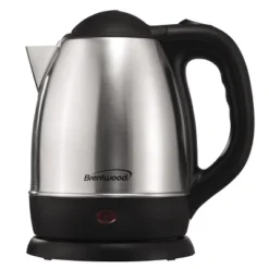Brentwood 1.2 Liter 1000W Stainless Steel Electric Cordless Tea Kettle -Kitchen Appliances GUEST 88ee2876 a7f7 4229 9f67 2ec43a48d51f 1