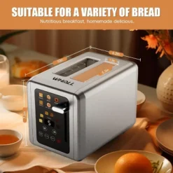 WHALL ULTRA 2 Slice Toaster, Touchsreen Toaster 2 Slice, Stainless Steel Toaster, Bread Toaster, Bagel Toaster With Wide Slot -Kitchen Appliances GUEST 89bf991f 916f 4cda 8496 31e9b5d733af