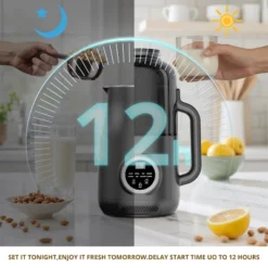 IULULU 8-in-1 Nut Milk Maker, 40oz, Multi-Nut, Auto-Clean, Warm, White -Kitchen Appliances GUEST 8a6c0d9d f8ad 4b68 b7d9 0e14eb91099e