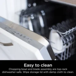 Ninja Foodi 3c Power Chopper For Power Mixer System CI100 Series - Black- XSKKITCHPR: 3-Cup Food Processor, Stainless Steel Blades -Kitchen Appliances GUEST 8b700e64 78ff 4a1c b13c 3c731106f6ce