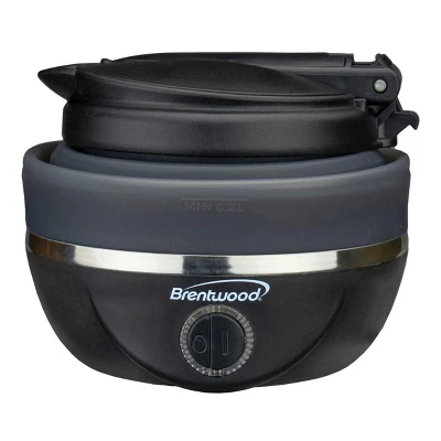 Brentwood Dual Voltage 3.3 Cup Collapsible Travel Kettle 2 Brentwood Dual Voltage 3.3 Cup Collapsible Travel Kettle - Image 2
