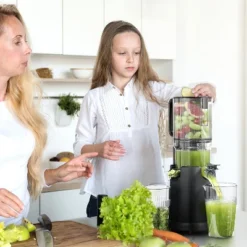 Masticating Juicer, 5.2 In Feed Chute For Whole Fruits &Vegetables,200W Slow Cold Press Juicer, 7-Stage Masticating,Dual Anti-Clog Filters,BPA Free -Kitchen Appliances GUEST 8ec20a4a 6ff0 4fb6 8766 a0e8d635a1f1