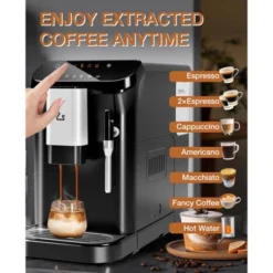 Espresso Machine With Grinder, 20 Bar Professional Espresso Maker With Milk Frother Steam Wand 13 Espresso Machine With Grinder, 20 Bar Professional Espresso Maker With Milk Frother Steam Wand -Kitchen Appliances GUEST 9050aa04 3b09 459d bf65 5ebbc2096d7e