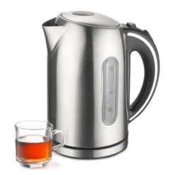 MegaChef 1.7Lt. Stainless Steel Electric Tea Kettle -Kitchen Appliances GUEST 90faa9d1 a8f4 414e 83cd a328997dea7f