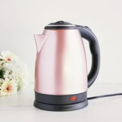 Pinky Up Parker Electric Tea Kettle, Hot Water Dispenser, Automatic Shut Off, Stainless Steel Cordless Electric Teapot, 56oz, Rose Gold -Kitchen Appliances GUEST 92ba9f98 b5f6 47fe 8873 3fa652179b6d