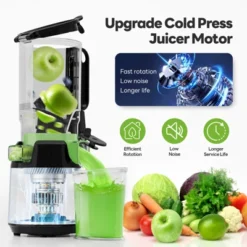 Cold Press Juicer – 5.3" Feed Chute, 1.7L Capacity, High Juice Yield, Juicer Machine, Powerful Slow Juicer With Total Pulp Control Easy To Clean -Kitchen Appliances GUEST 93c7c19e f86a 458a 8dca 9556aadff99d