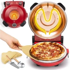 NutriChef Countertop Electric Pizza Maker With Dual Temperature Controls 18 NutriChef Countertop Electric Pizza Maker With Dual Temperature Controls -Kitchen Appliances GUEST 94065630 eccc 4daf 8751 da8fc8422523