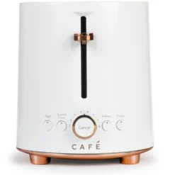 Café Express Finish 2 Slice Metal Toaster White -Kitchen Appliances GUEST 94871a09 9491 44d3 a063 6a3382093e5f