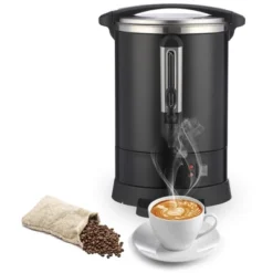 GustoWave Commercial Coffee Urn | Quick Brewing Food-Grade Stainless Steel Coffee Maker | Ideal For Churches, Meeting Rooms, Lounges -Kitchen Appliances GUEST 95344c1e 2339 4019 9ca0 b5da995afab6