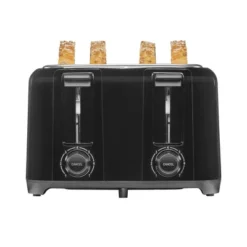 Proctor Silex Four Slice Toaster - Black: 1300W, Bagel & Toast Functions, Plastic, 1-Year Warranty 15 Proctor Silex Four Slice Toaster - Black: 1300W, Bagel & Toast Functions, Plastic, 1-Year Warranty -Kitchen Appliances GUEST 972fdb90 c64f 4fa7 bbf8 dd2475baec2a