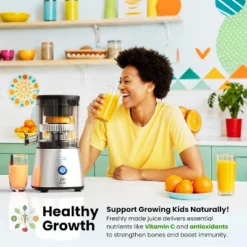 Eurolux Hands-Free Electric Stainless Steel Citrus Juicer