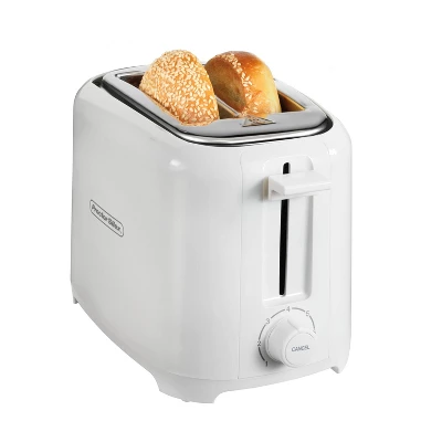 Proctor Silex 2-Slice Toaster - White: Compact Bread Toaster, 700W, Plastic, Easy Clean, 1-Year Warranty 1 Proctor Silex 2-Slice Toaster - White: Compact Bread Toaster, 700W, Plastic, Easy Clean, 1-Year Warranty