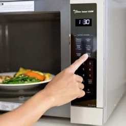 Panasonic 2.2 Cu Ft Cyclonic Inverter Microwave Oven - SN97JS: Countertop, 1250W, Sensor Cook, Digital Display -Kitchen Appliances GUEST 9869e9bc 8b70 4b18 b401 7d542f5bd183