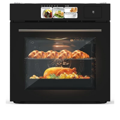 TROPOW 24" Built-In Electric Single Wall Oven - 2.5 Cu. Ft Convection Oven With 8 Cooking Modes 6 TROPOW 24" Built-In Electric Single Wall Oven - 2.5 Cu. Ft Convection Oven With 8 Cooking Modes - Image 6