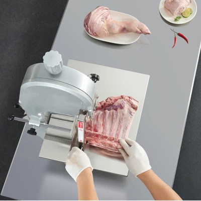 VEVOR Commercial Electric Meat Bandsaw, 1800W Stainless Steel Countertop Bone Sawing Machine, Workbeach 15" X 19.1", Silver 1 VEVOR Commercial Electric Meat Bandsaw, 1800W Stainless Steel Countertop Bone Sawing Machine, Workbeach 15" X 19.1", Silver