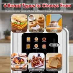 WHALL ULTRA 2 Slice Toaster, Touchscreen Toaster 2 Slice, Bagel Toaster, Extra Wide Slot Toaster -Kitchen Appliances GUEST 9c6b824a e7ab 40be 84b4 095858726186