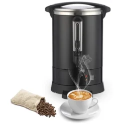 GustoWave Commercial Coffee Urn | Quick Brewing Food-Grade Stainless Steel Coffee Maker | Ideal For Churches, Meeting Rooms, Lounges -Kitchen Appliances GUEST 9c90b596 0c40 4619 8e8d ed7a124cc56a