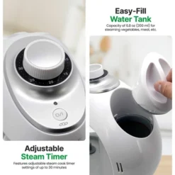 NutriChef 2-in-1 Digital Baby Food Maker & Steam Cooker (PKBFB18) - Modern Kitchen Style -Kitchen Appliances GUEST 9d7589ff a51a 4793 9bdb 103ab75646a2