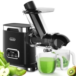 Aeitto Cold Press Juicer, 3.6 Inch Wide Chute Masticating Juicer Machine Large Capacity, 2 Modes, High Juice Yield, Black -Kitchen Appliances GUEST 9e3ab214 3190 4061 942b 99d17679255e